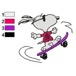 Snoopy 19 Embroidery Design